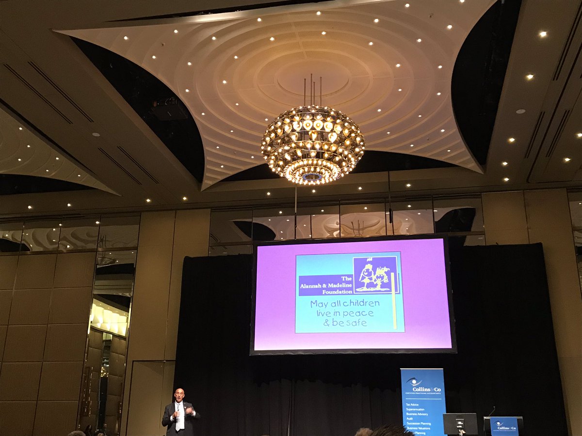 Inspiring keynote from <a href="/waltermikac/">walter Mikac</a> of <a href="/alannahmadeline/">Alannah & Madeline Foundation</a> at the Collins &amp; Co NFP conference!