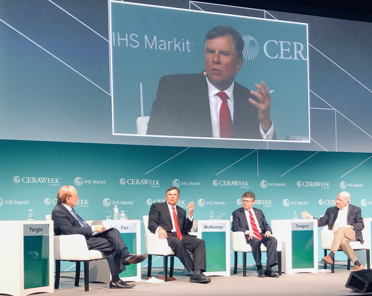 JimCahill's tweet image. Emerson CEO David FARR on sensing and automation technologies are helping make pipelines and #oilandgas supply chain infrastructure safer.  #CERAWeek