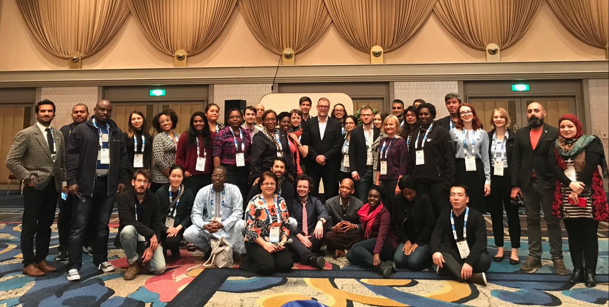 Meeting with the Fellows at #ICANN64 in Kobe, Japan.