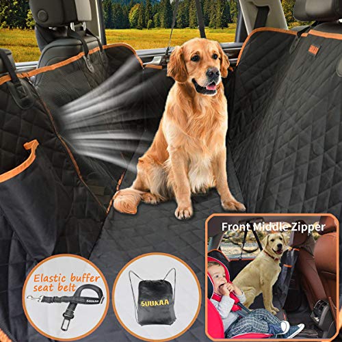 Hammock and Standard Quilted Black Triple Layered with Seat Belt Slots