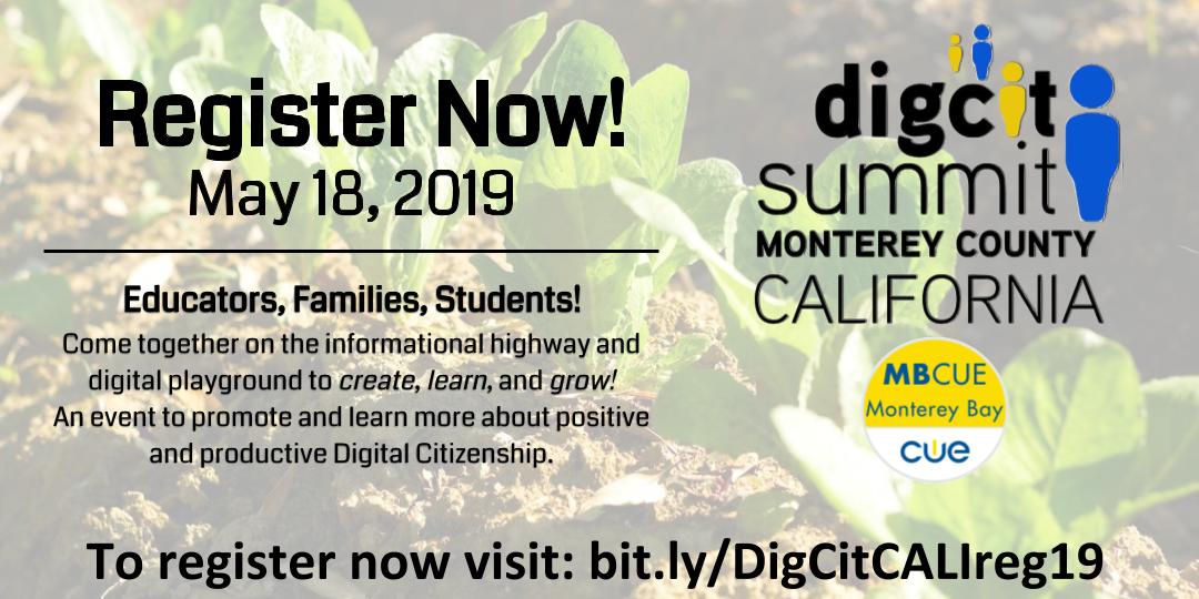 mbcue's tweet photo. 🚨EARLYBIRD ALERT ENDS 4/30!
Interested in #DigiCit? Join us in Salinas on May 18, 2019 for the 1st #DigCitSummitCali
Registar @ https://t.co/U0kLub4UQl
@digcitsummit @DigCitInstitute #WeAreCUE #MBCUE #CUE19 @CLipsig @CarrieSebora @Dietrichucation @cueinc @edtechrodgers https://t.co/iPuvnDgc5k