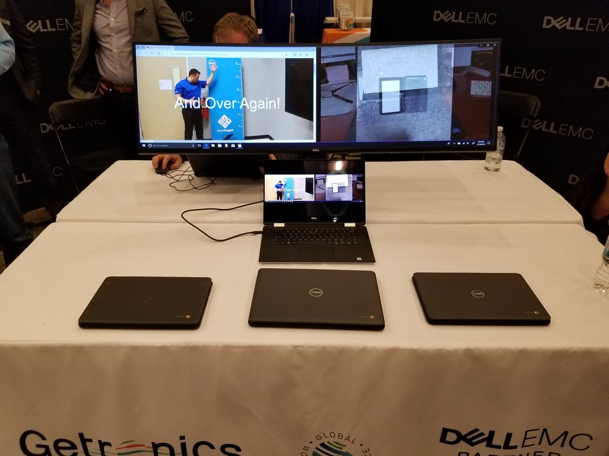 It was great seeing everyone tonight and look forward to seeing everyone tomorrow. Come check out this beautiful 49inch curved monitor! You'll fall in love! #KYSTE #KYSTE19 #V2V #KDE #KYGoDigital #iwork4dell <a href="/DellEMCedu/">Bishal Bugcrowd</a> <a href="/DrLatham_K/">Kendall Latham</a> <a href="/DellTech/">Dell Technologies</a> <a href="/GetronicsUS/">Getronics</a>
