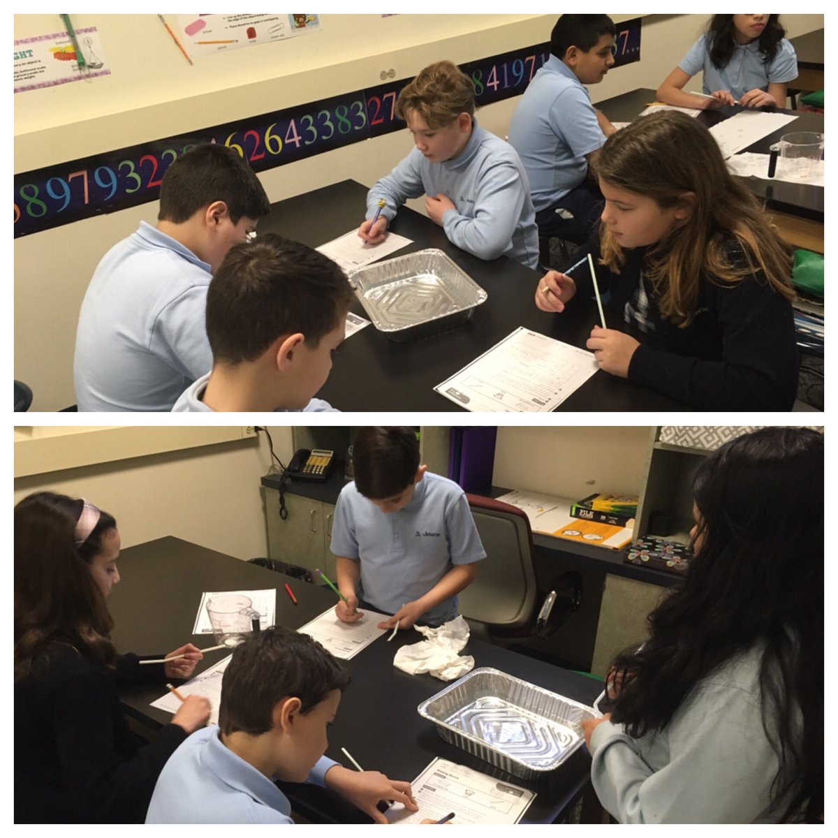 MsLaufenberg's tweet photo. 5th Grade in Science making waves! #scienceisfun #sjsisthebest #sainthjeromeschool https://t.co/dkwlfWGzxg