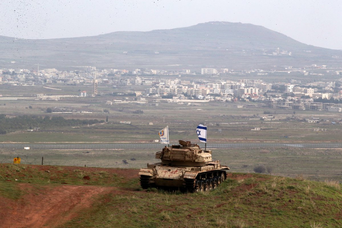 Israel's strategic Golan Heights overlooking Syria. Credit: Reuters