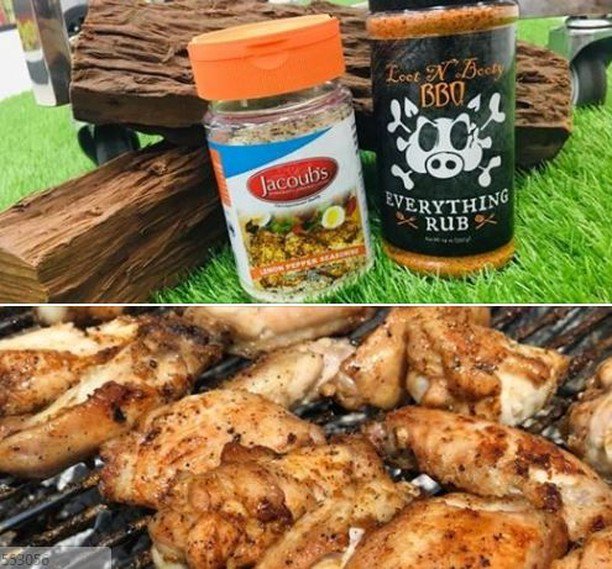FirebrandBBQ's tweet photo. 2 different flavors ... #Jacoub's 'Lemon Pepper Seasoning' on half and the other half we used #loot'n'bootybbq 'Everything Rub'. Take your pick, or give us your favorite chicken wing rub? Enjoy ๐๐ฅโฃ
. . .โฃ
โฃ
#firebrandbbq #fireupsomefirebrand #teaโฆ https://t.co/Qzijk9X7D1 https://t.co/jUuZEjvszE