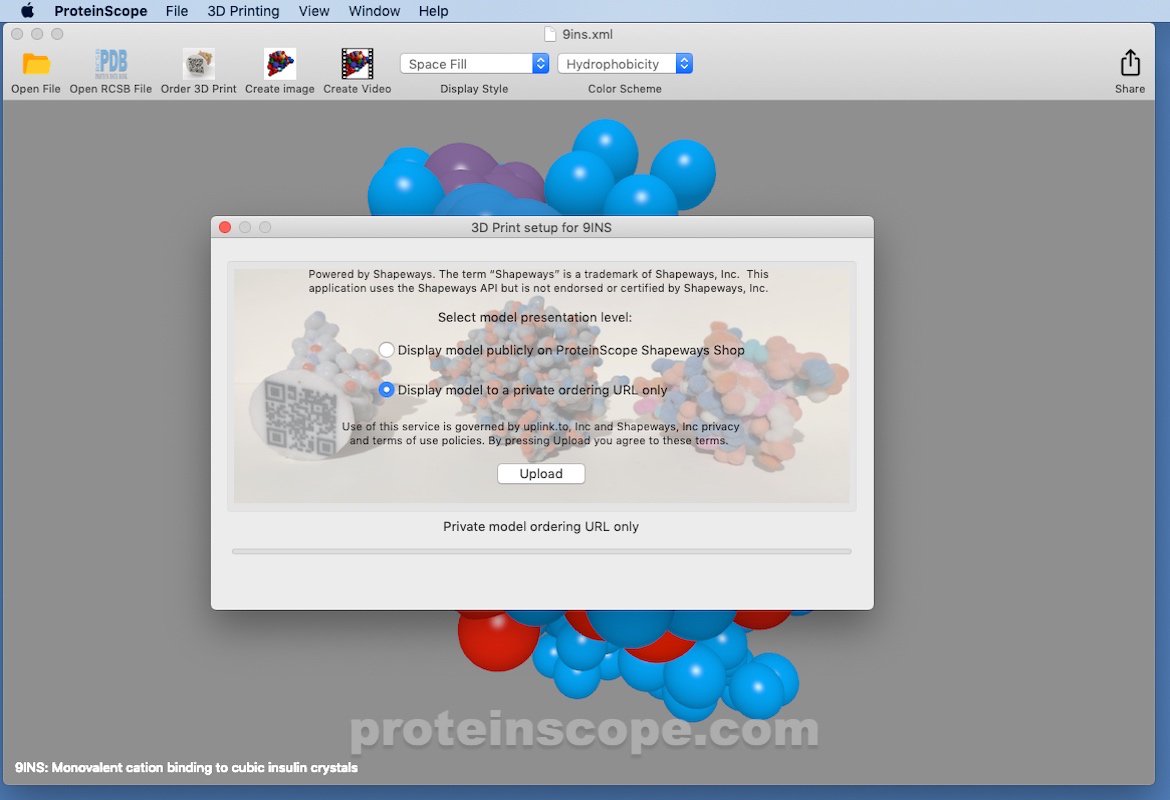 ProteinScope's tweet image. ProteinScope® for Mac Free 3D Printing Edition 1.0 is now on the Mac App Store. Import &amp;amp; view PDBML files from RCSB @buildmodels and get full color 3D printed models of proteins delivered by @shapeways -  render, upload and order all from within the app! itunes.apple.com/us/app/protein…