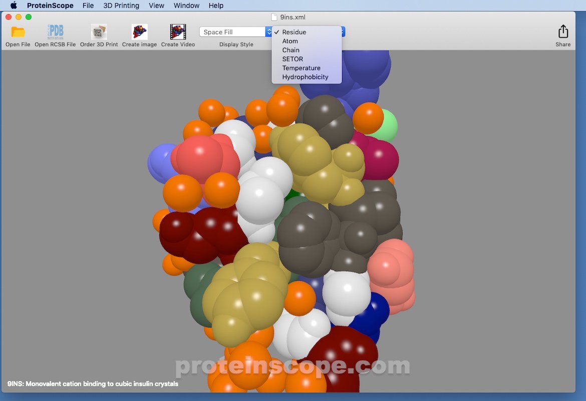 ProteinScope's tweet image. ProteinScope® for Mac Free 3D Printing Edition 1.0 is now on the Mac App Store. Import &amp;amp; view PDBML files from RCSB @buildmodels and get full color 3D printed models of proteins delivered by @shapeways -  render, upload and order all from within the app! itunes.apple.com/us/app/protein…