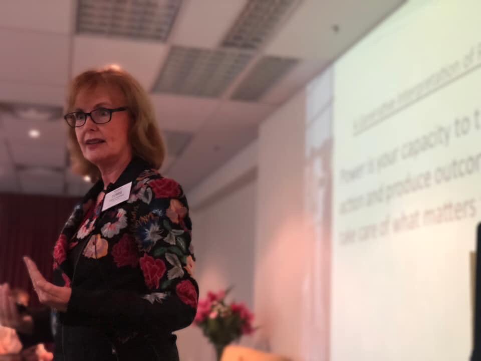 @TerrieLupberger in full flow at last night’s #WomenAndPower event with over 80 women in the room. #Singapore #OntologicalCoaching 

”Power is your capacity to take action and produce outcomes that take care of what matters to you.”