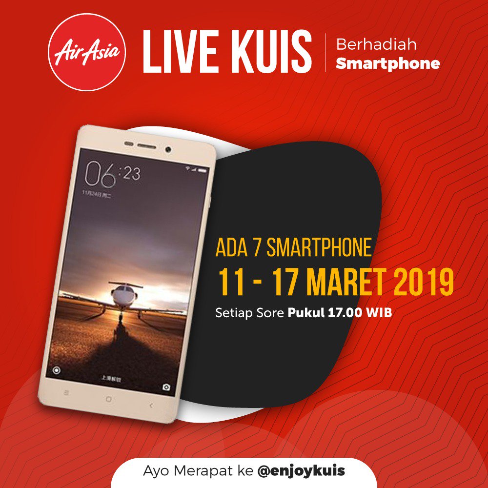 Dari pada cemberut gara2 #InstagramDown mending nanti sore jam 5 ikutan LIVE KUIS di twitter <a href="/EnjoyKuis/">ENJOY KUIS</a> ada hadiah smartphone :)

Coba pencet tombol retweetnya dulu 🔃