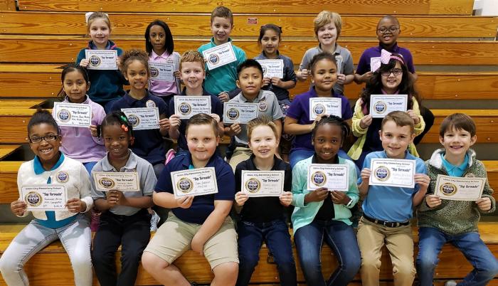 ucgoldentornado's tweet image. UCES students receive Top Tornado Awards - Pre-K through second grade honored (Mar. 13, 2019) edne.tw/n559230