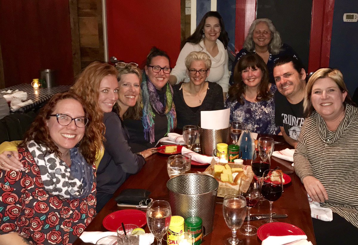 MonaLisaLvsHeah's tweet photo. Thanks for coming out tonight to the #artsed TweetUp! So great to see Texas, Illinois, Wisconsin, Virginia friends in person here in MA. Watching you wrestle w/lobstah was wicked fun! #k12ArtChat #NAEA19 #WickedSmART https://t.co/onNXxqprV5