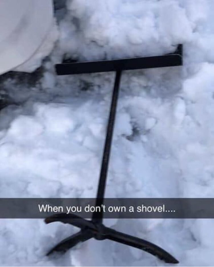 JenBlaze78's tweet image. 😂🤣 #Music #Humor #SnowProblems