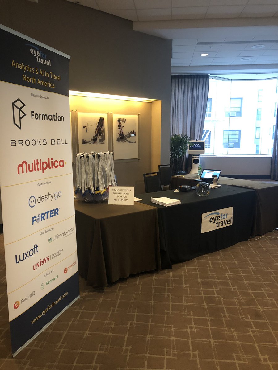 ReutersETravel's tweet photo. We’re ready for 2 incredible days of conversations on #AI #Analytics #hyperpersonalization #loyalty #Travel at #eyefortravel #eftusa https://t.co/cHi8fKuMUC