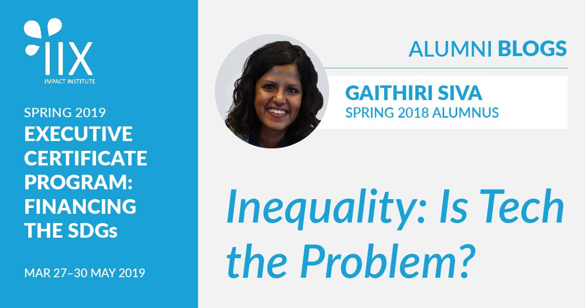 IIXglobal's tweet image. [CLOSES MAR 15] Become a thought leader in creating social impact! Check out this post by #ExecutiveCertificateProgram Spring 2018 alumnus, Gaithiri Siva on whether #tech-based disruption is making positive impact. #TBThursday iixglobal.com/technology-ine…
Apply bit.ly/2RSHMnU