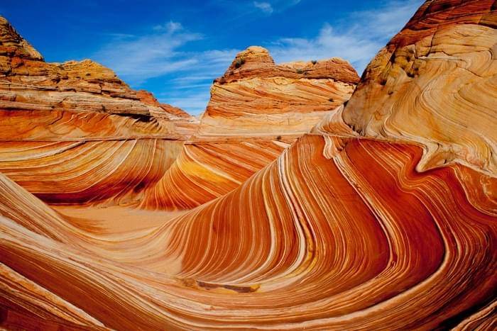 Do you recognize this place? 
Is the #CoyoteButtes, #Arizona, also known as #TheWave. It's a sort of wave carved into the rock, but to visit it you need to apply for a.. lottery! Yes, that's right: the chance to enjoy its beauty is entrusted to #fate! 

#curiosity #places #nature