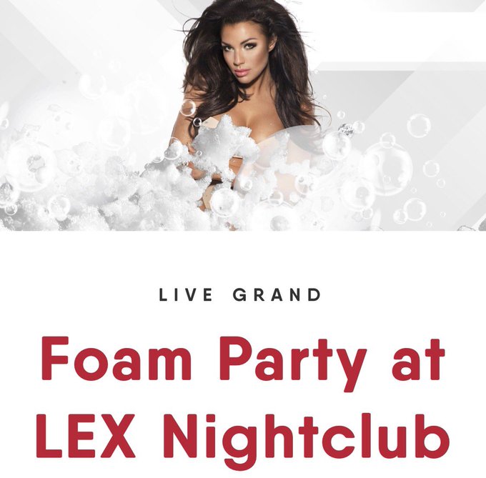 March 29 #lexnightclub ⁦@LexNightclub⁩ #whosgoingwithme #foamparty #live #party https://t.co/eN91fFJ<a href="/tag/lexnightclub"class="tags">#lexnightclub</a><a class="tags" target="_blank" title="On Twitter" href="/?out=eyJ0eXAiOiJKV1QiLCJhbGciOiJIUzUxMiJ9.eyJpYXQiOjE3MjQ2MDkyNzcsImlzcyI6InR3cG9ybnN0YXJzLmNvbSIsIm5iZiI6MTcyNDYwOTI3NywiZXhwIjoxNzU2MTQ1Mjc3LCJyZWRpcmVjdF91cmwiOiJodHRwczovL3R3aXR0ZXIuY29tL0xleE5pZ2h0Y2x1YiJ9.KOaF5odx4YCSJNVIlTYjqUnJrdV1L2uRc4w8DoucwU71Cnh5JEWSVjYR6bRKHanxQgDQS0Hyw4Byqi0cvXlGaQ">@LexNightclub</a><a href="/tag/whosgoingwithme"class="tags">#whosgoingwithme</a><a href="/tag/party"class="tags"><span>#party</span></a><a href="/tag/live"class="tags"><span>#live</span></a><a href="/tag/foamparty"class="tags"><span>#foamparty</span></a>