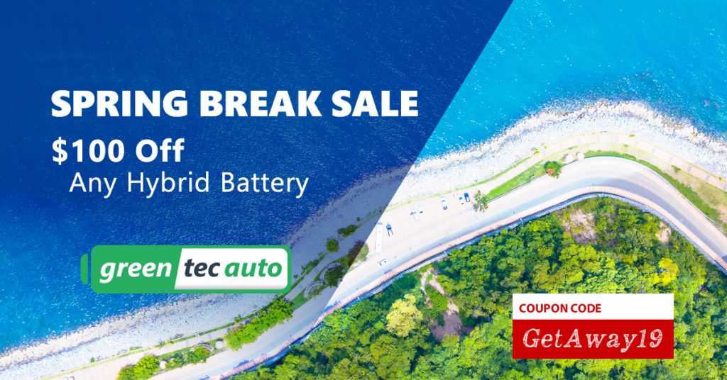 Spring Break Sale - greentecauto.com/greentec-auto-… It's time to get away. Get your car back on the road with more powerful and longer lasting 8 AMP #HybridBattery. Enjoy #SpringBreak week promotional #discounts