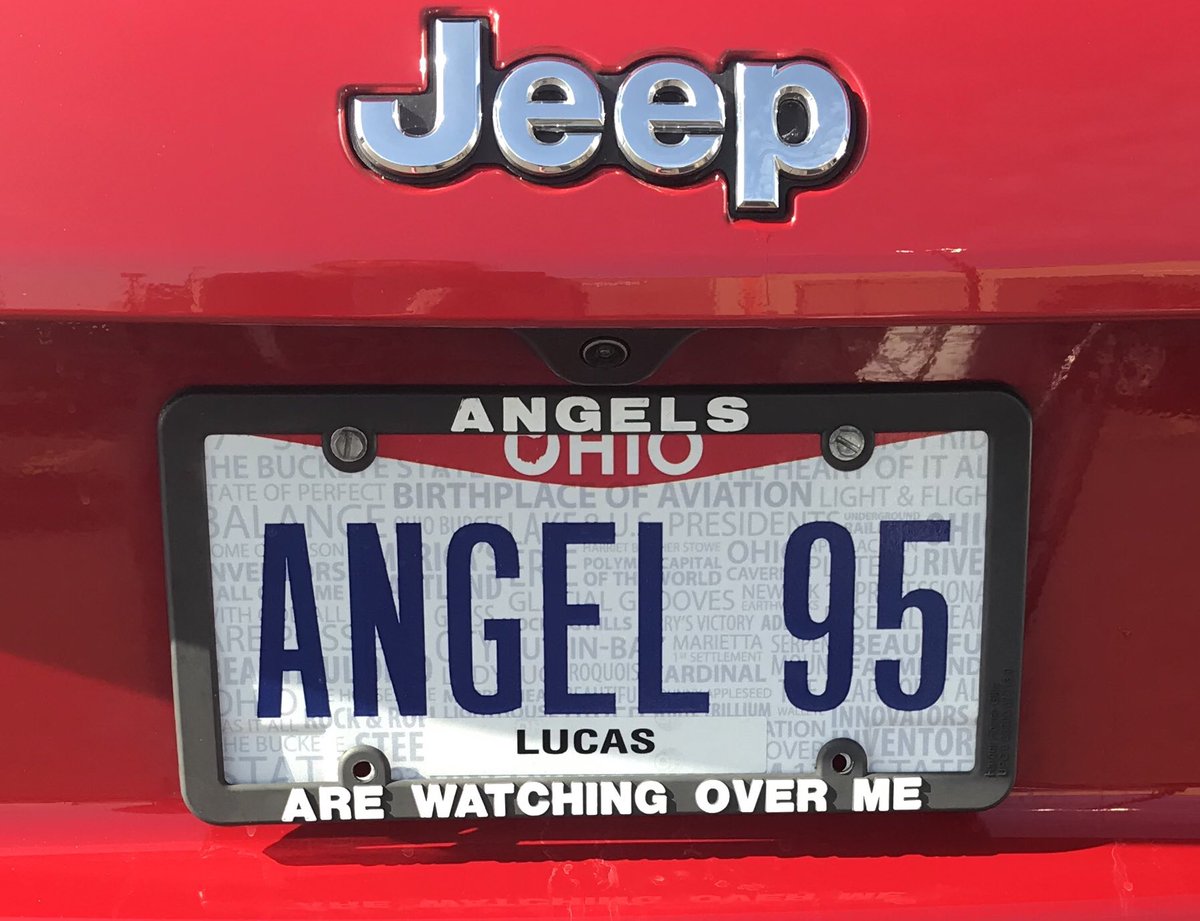 This is how we roll with ANGELS OUTREACH PROGRAM #newplates #ANGELS95 🚗