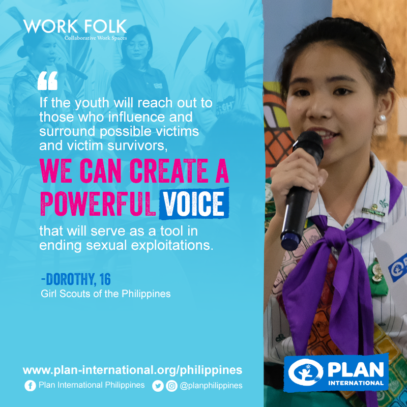 planphilippines's tweet photo. YOUNG PEOPLE CAN influence and contribute to ending commercial and online sexual exploitations, especially of children and girls.
#FaceYourPeers
#EndCSEC
#EndOSEC
#GirlsGetEqual
#NotForSale https://t.co/MDXXwvWQCI