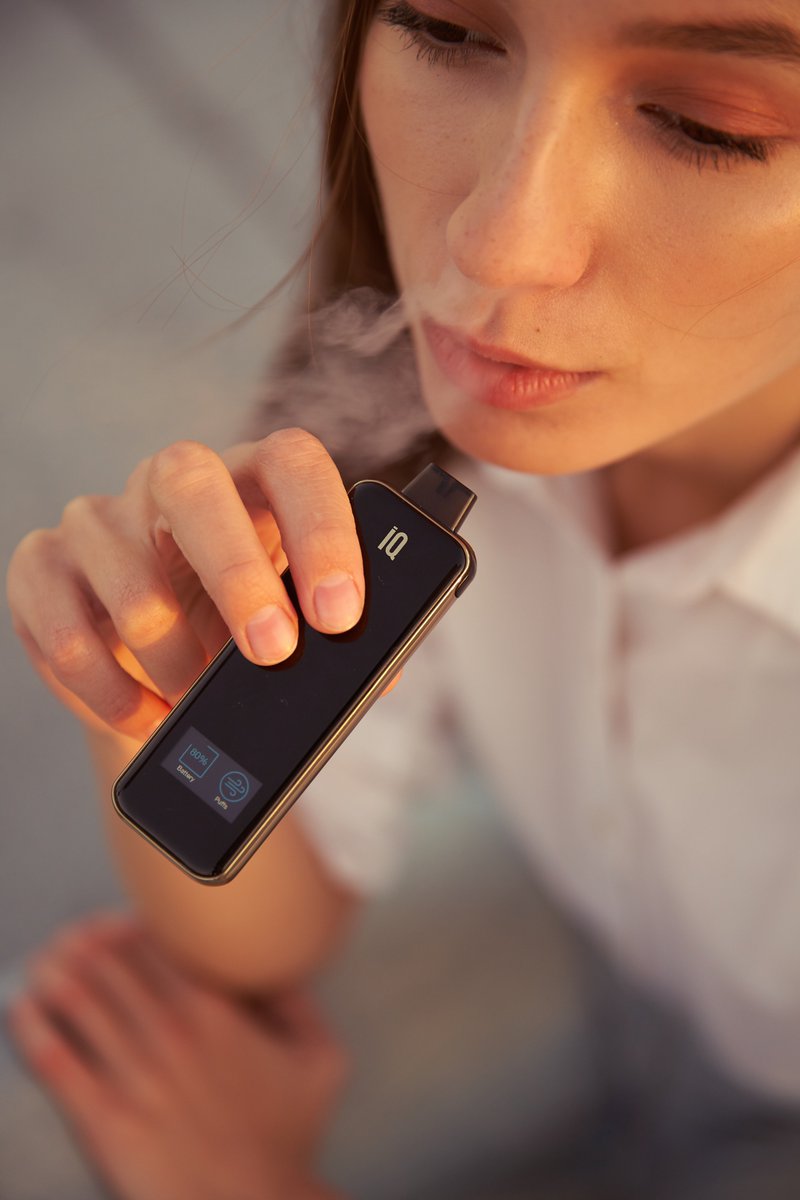 ivapeiq's tweet photo. Great flavor from first puff!
Screen of iQ 3Secs shows battery life and let you know when youโre drawing a puff.
Finest vape with the smoothest draw for a superior e-cig experience.
#iqdevice #ivapeiq #vape #vapor #vaping #podsystem #vapelife #vape4life #vapinglover #vapingfam https://t.co/KVXwNDndLd