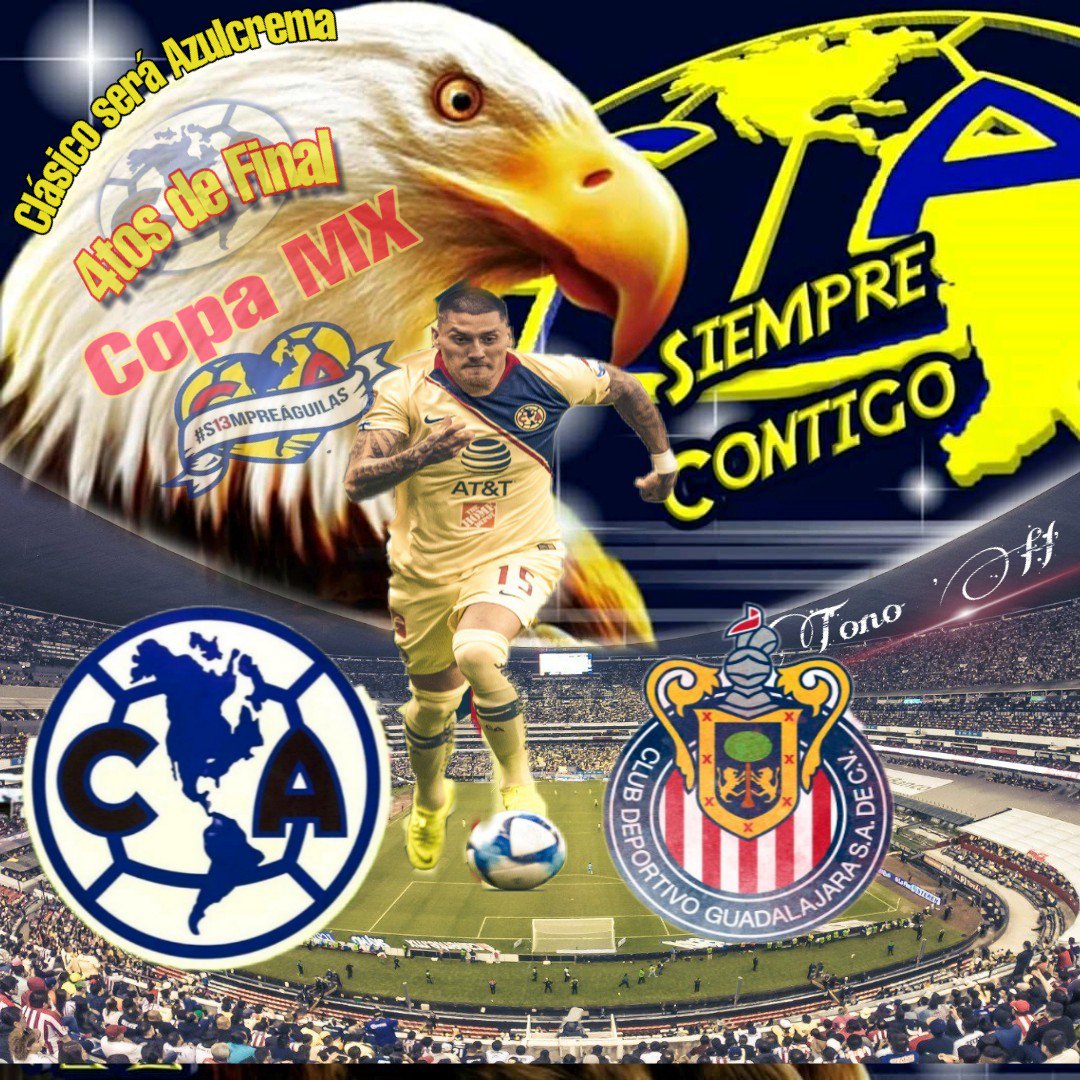 MiTony4's tweet photo. Arranca el #ClasicoNacional
#Americaaa vs #Chivas el #ClasicoSeraAzulcrema ๐ฆ
๐ฆ
https://t.co/EgUdPG8AzZ