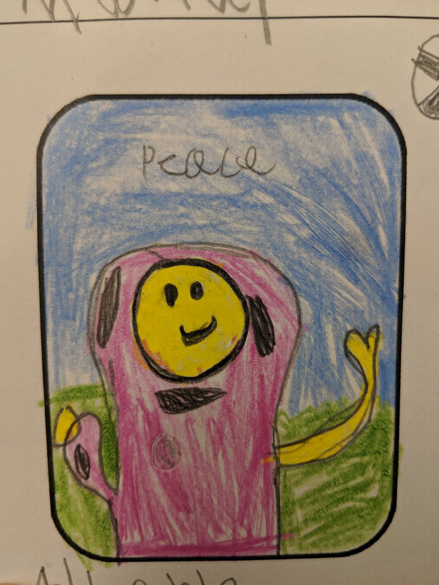 ToBeThatTeacher's tweet photo. Today a hard-working student turned in this beautiful depiction of Malala; A fierce young lady proudly showed her mom the growth she made this quarter; and an 8 year old tried to ask me a serious question but opened with "Alexa..."  I love my job. #peace @KatieLiseo https://t.co/cFp6uc2SJS