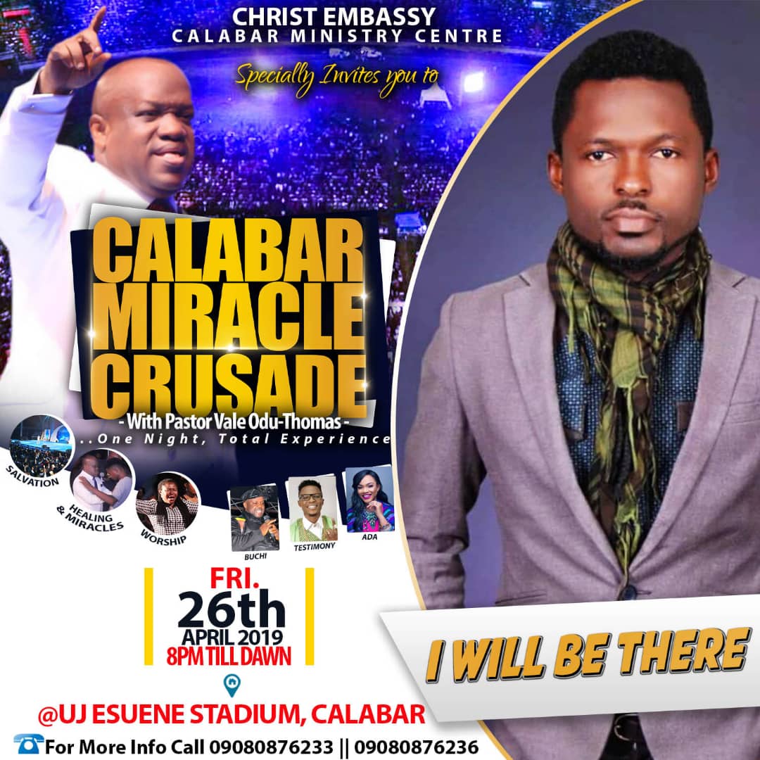 CalabarCrusade's tweet photo. I will be looking forward to seeing you at the @CalabarCrusade https://t.co/BqHu6sQzHJ
