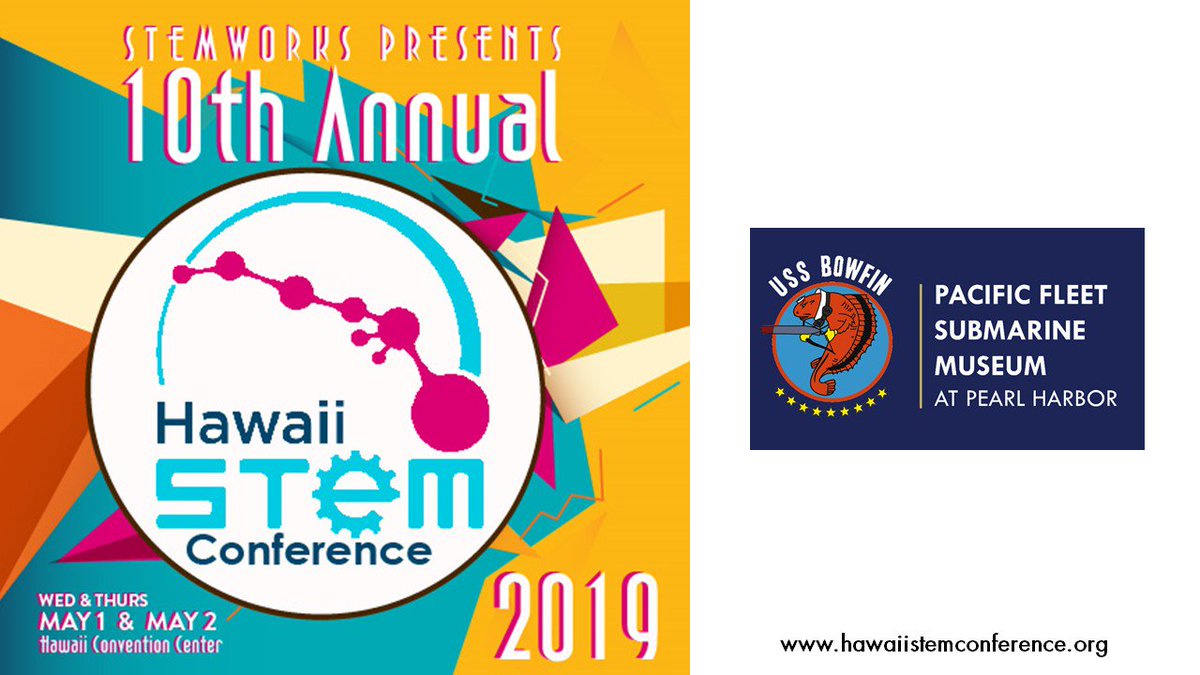 Mahalo @USSBowfin for supporting this year's Hawaii STEM Conference!