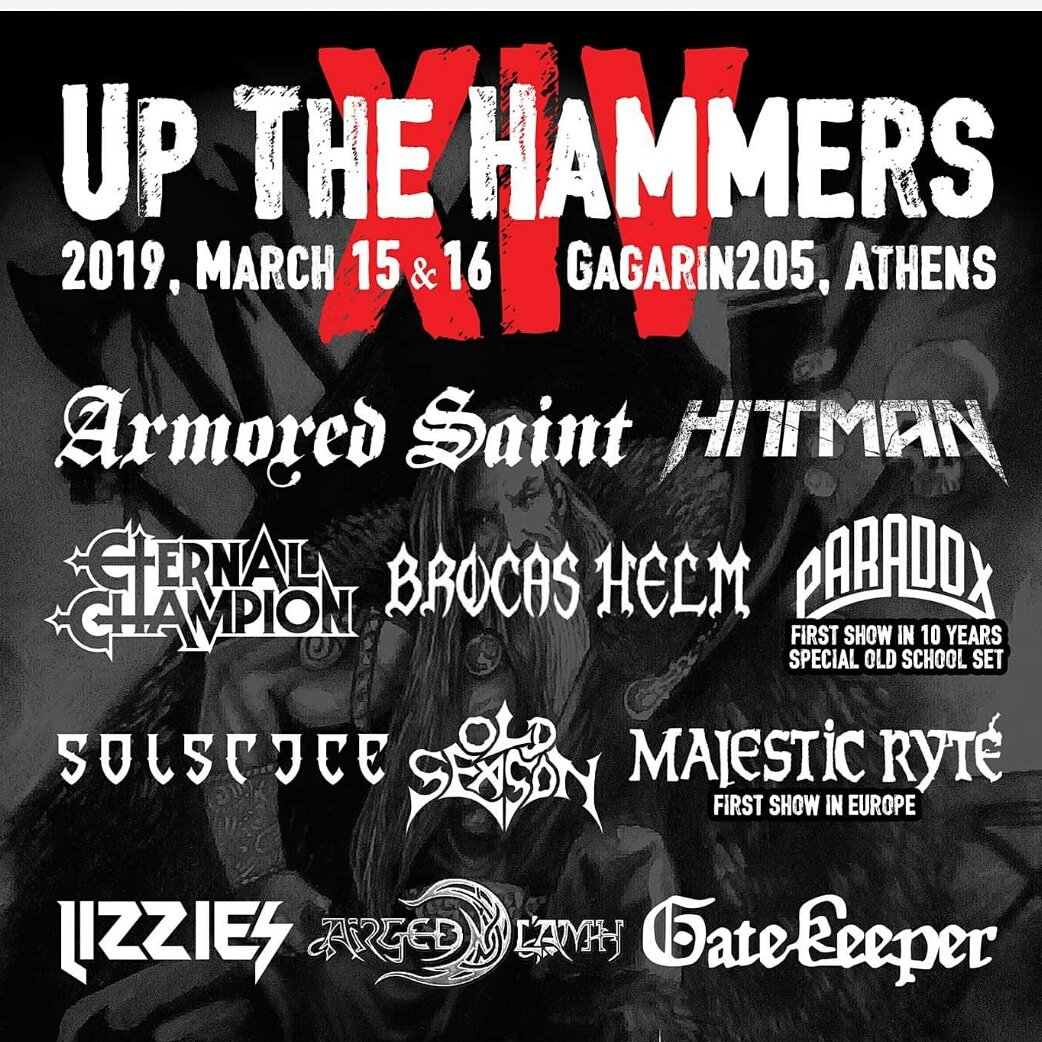 Catch Viktor a.k.a Jim "The Wizard" Schumacher and his band Brocas Helm as they invade Athens!!! 
#upthehammersfestival #metal #greece #athens #heavymetal #brocashelm #roseandviktor #jimschumacher #bassist #music #cryofthebanshee #troma #grindhouse