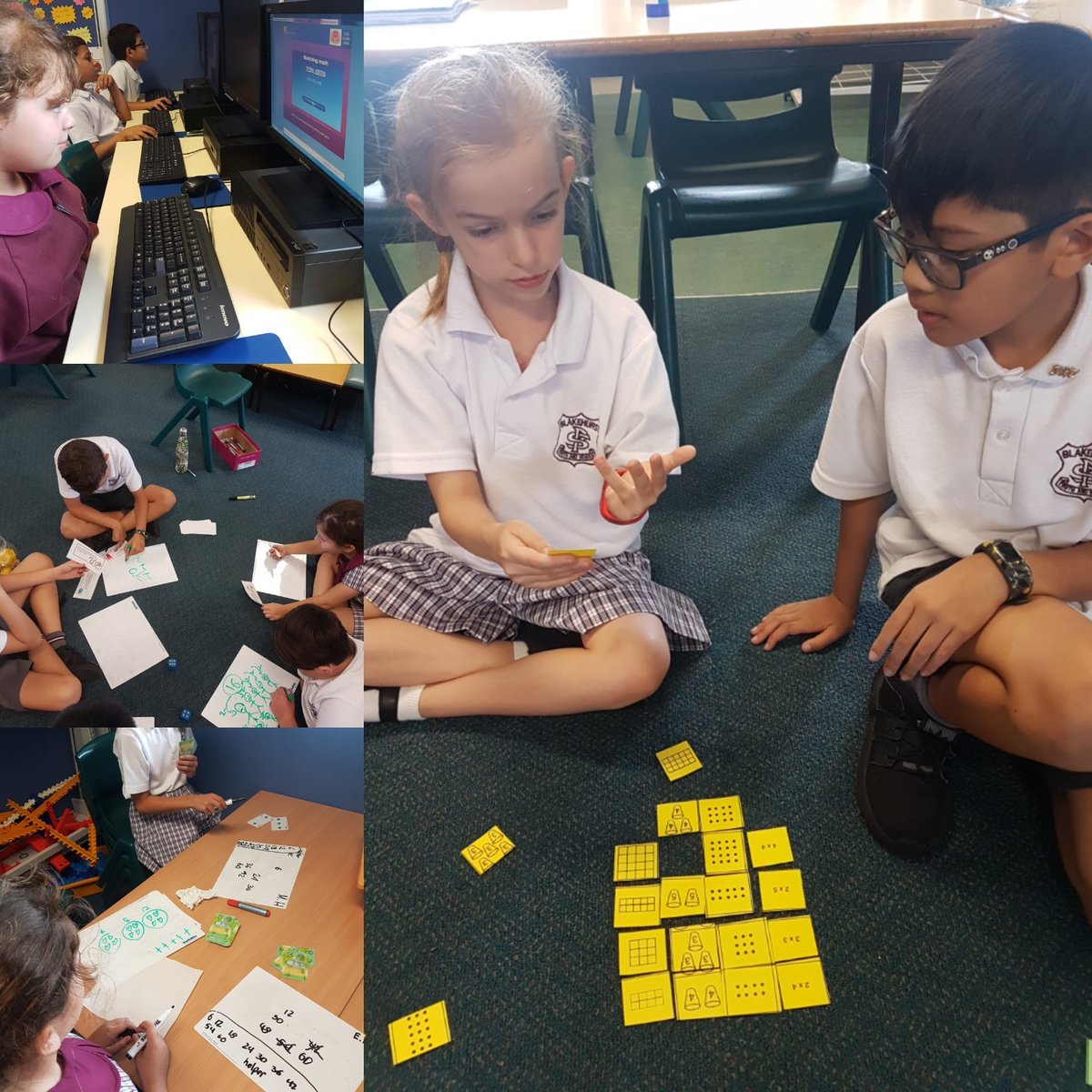 Students in Stage 2 are exploring a range of strategies to solve multiplication and division problems.