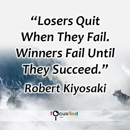 Like, Type “yes” or share if you agree.
 #inspire #motivate #inspiration #motivation #quotes #wisdom #focusfied #success #successquotes #robertkiyosaki #dontgiveup #nevergiveup #dontquit #neverquit #endure #failureistemporary #learnfromfailure #learnfrommistakes #winning #winners