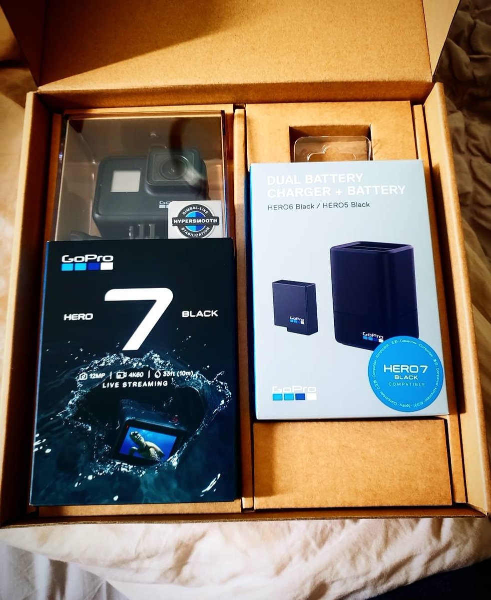 ItsMissYvette's tweet photo. After doing the #solobroll challenge, I decided to invest in a Go Pro, so I can up my video quality 😊 #GoProHero7 #SmallYoutuber #YouTube #videographer #GoPro #NewCamera https://t.co/wEwyxB6quD