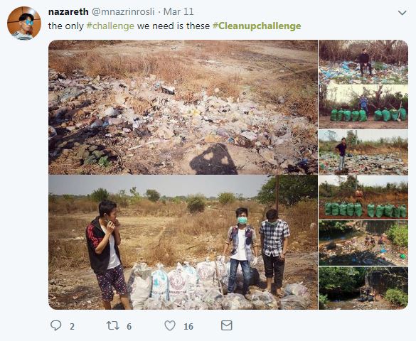 swcorp_my's tweet photo. Cabaran #TrashChallenge masih diteruskan. Mari....
#Cleanupchallenge #Asingkan #Asingkanlah #BermulaDenganSaya #3R https://t.co/uGESVbLM0B