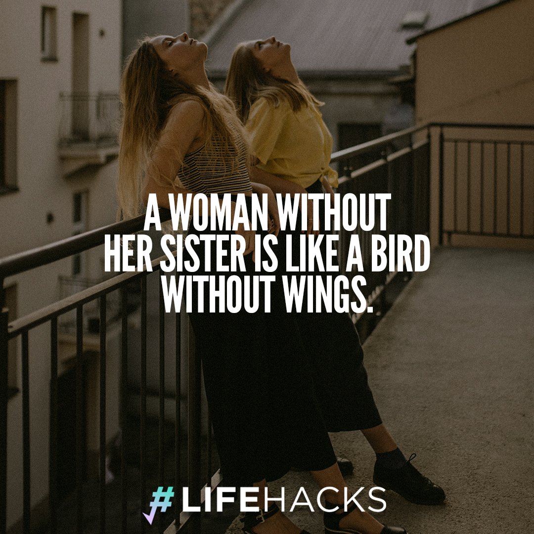 LifeHacksIO's tweet photo. Sisters are Joined Heart to Heart💕
#sisterquotes #ThursdayThoughts #bff #makemylife #liveforever https://t.co/4R8Mc1gsYM