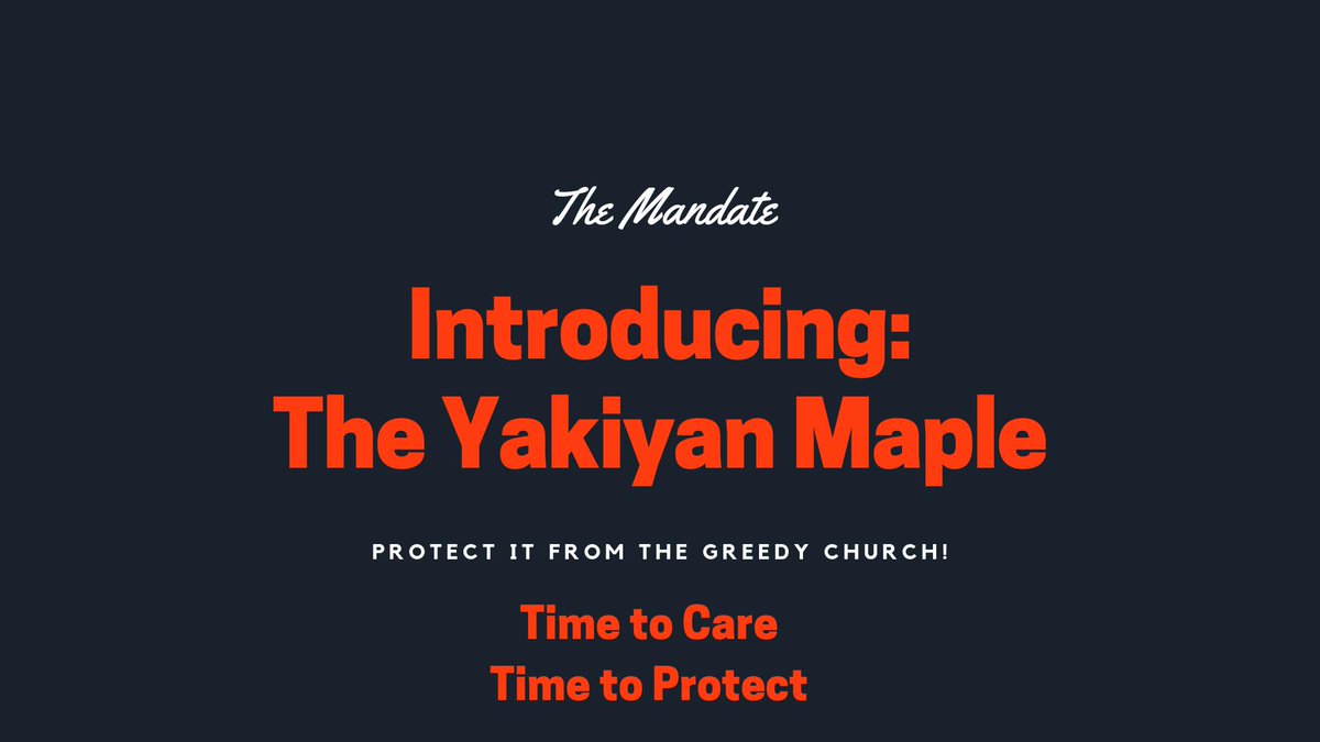 UPC_FREE_RADIO's tweet photo. The genetic engineers of the Yakiyahn Ministry of Education and Research would like to unveil the Yakiyahn Maple! Keep up the good work, biotechs! #FarVerona https://t.co/eRYE5rNCF8