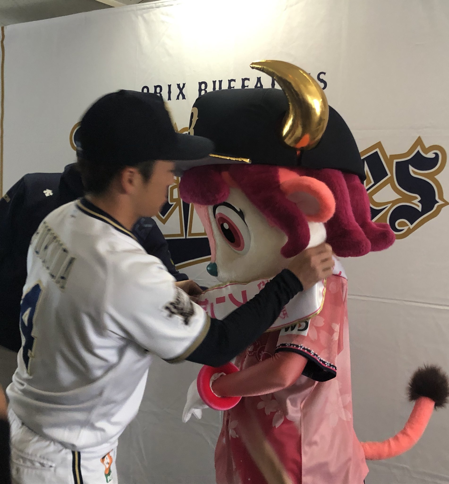 オリックス・バファローズ ユニフォームベアキーチェーン オリ姫