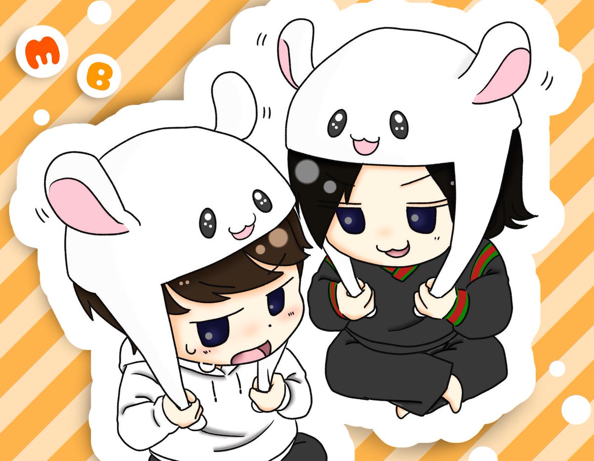かれん على تويتر 健康診断の待ち時間で むぎちゃんのイラスト塗らせてもらた こんなかわいいステッカーあればいいなぁとおもいステッカー風 W Hanamugi422
