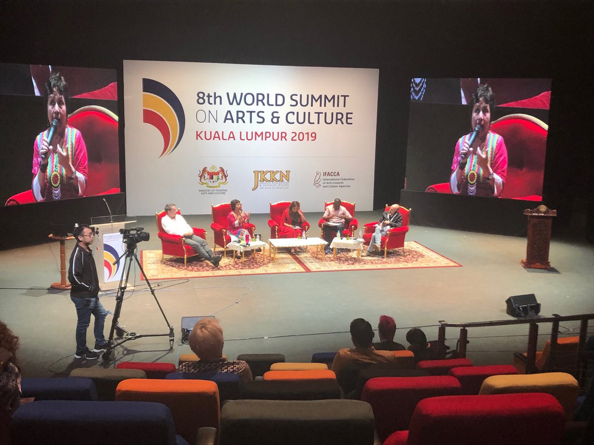 Solid closing panel thanks to ⁦@LucinaJimenez⁩ Stephen Wainwright ⁦@CreativeNZ⁩ Sabah Khalid and ⁦@Gachara⁩ chair by the dynamism of ⁦@AttardToni⁩ thank you all! #artsummitkl ⁦@ifacca⁩
