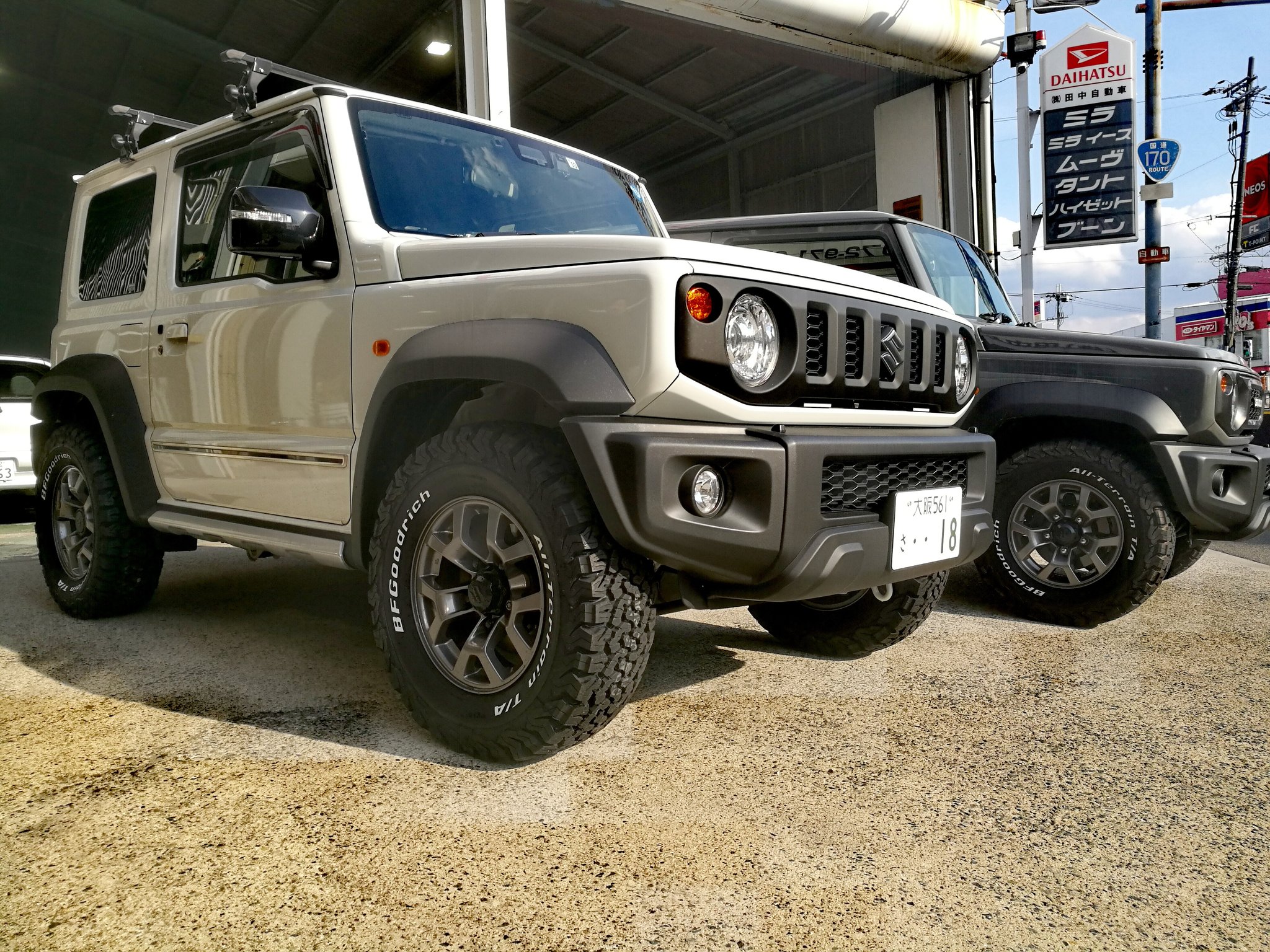 春夏秋冬おさんぽシリーズ E ジムニーシエラ 純正ホイール bfgoodrich