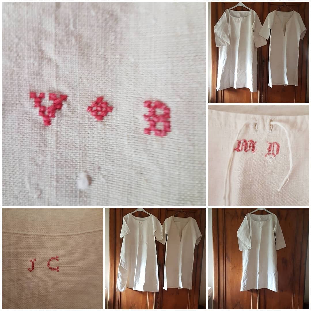 On my last visit to France i bought lot's of wonderful vintage and antique linens plus these french chemise, which are monogrammed, it's fantastic to reuse all these item's 
#vintage #antiques #linens #retro #recycle #recycled #suffolk #visitclaresuffolk