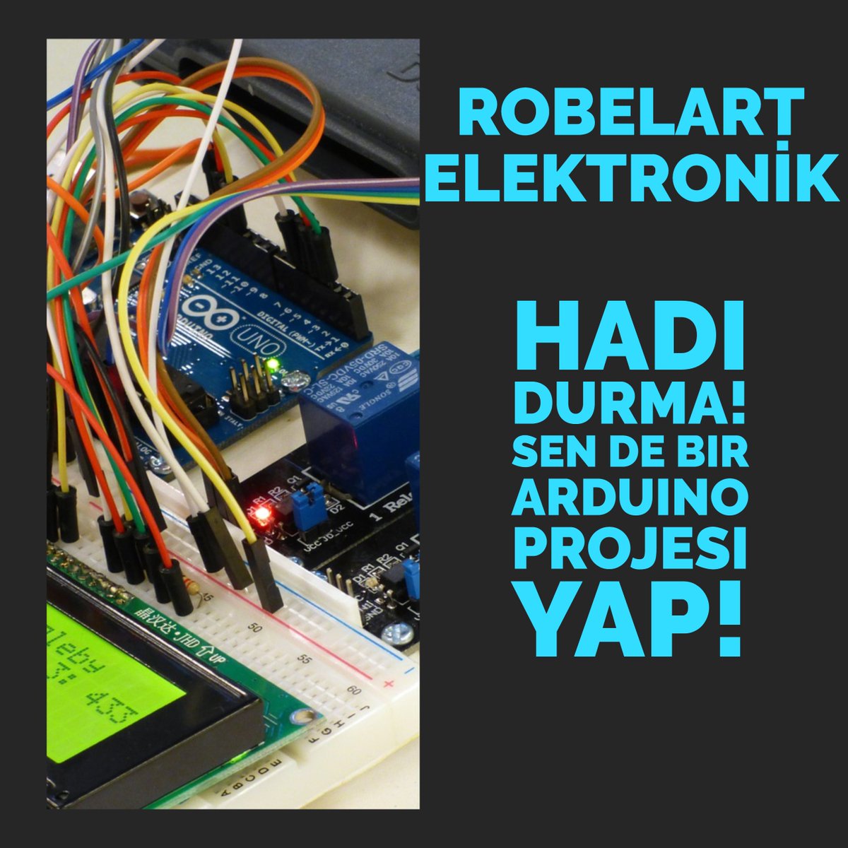 RobelartE's tweet image. Arduino setleri, birbirinden avantajlı fiyatlarıyla robelart.com'da!
#Arduino #arduinomega #arduinotime #elektronik #kodlama #maker #arduinoproject #robotik