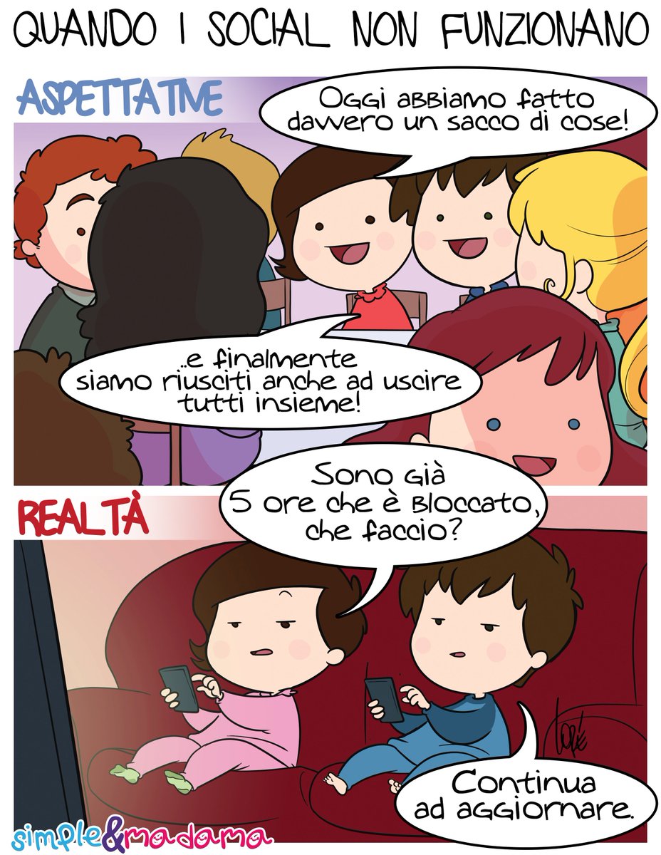 Quanto siete stati produttivi e social con il blocco di instagram e facebook di ieri sera?? :D #social #instagramdown #InstagramBlackout2019