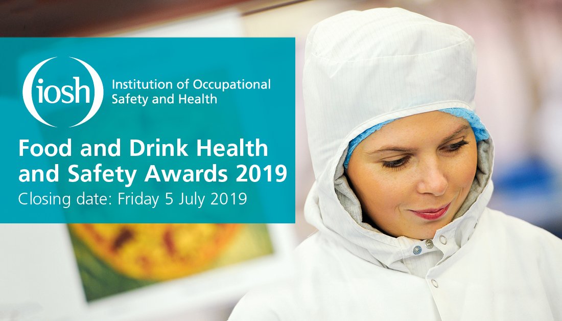 IOSH_FoodDrink's tweet photo. Final call for our webinar at 12:30 today on this year’s Food & Drink Industries Health & Safety Awards. Grab a sandwich, pull up a chair and enjoy!
@IOSH_tweets
https://t.co/N7YaMTvzlg
#IOSH #FoodManufacturing #SafetyAwards #HealthAndSafety https://t.co/aFO0cVKs78