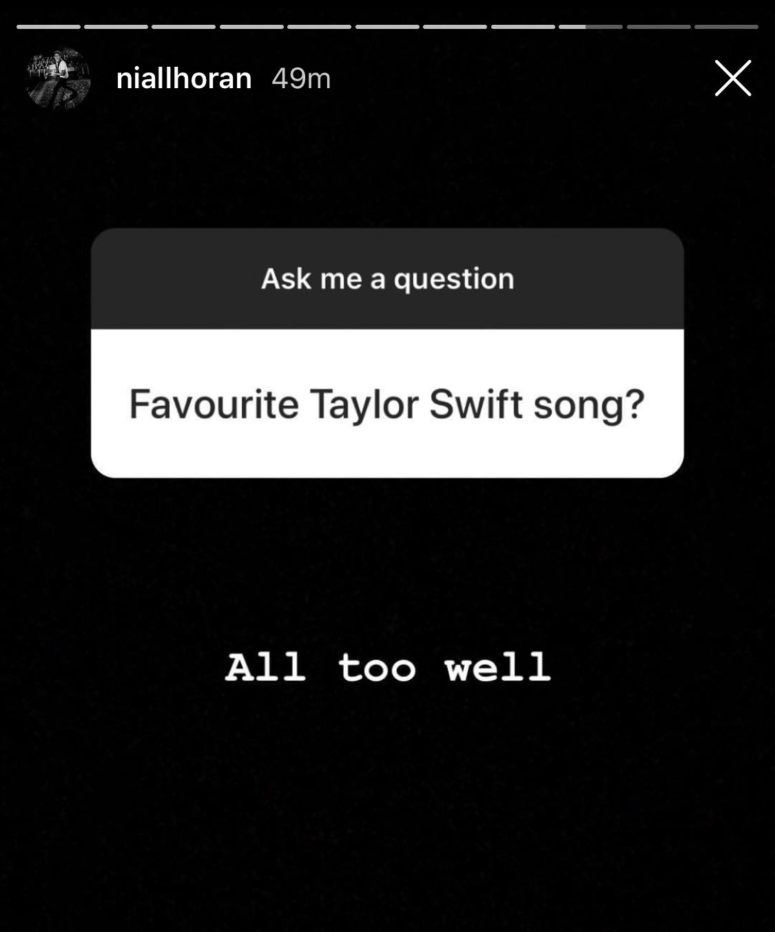 Niall Horan and Taylor Swift