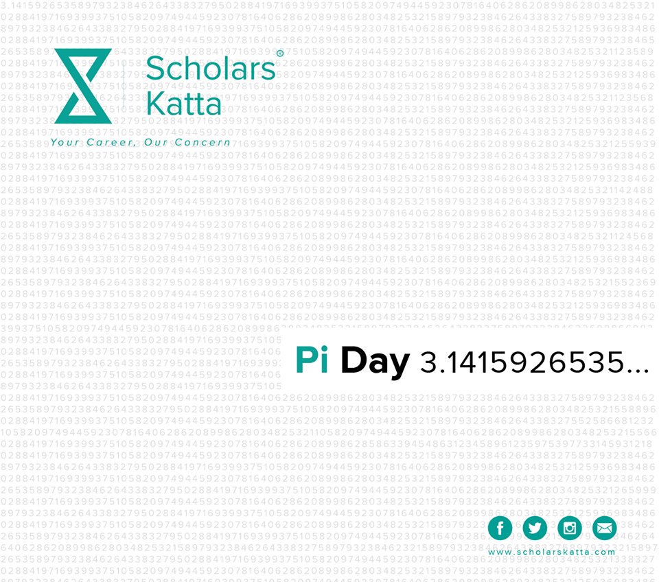 scholarskatta's tweet photo. It’s March 14 (3.14) – Happy ‘Pi day’!

Today’s date resembles 3.14159, the common approximation of the mathematical constant Pi, or π. 

#piday #math #stephenhawking #einstein
#sk #scholarskatta https://t.co/kFpQsdMjYS