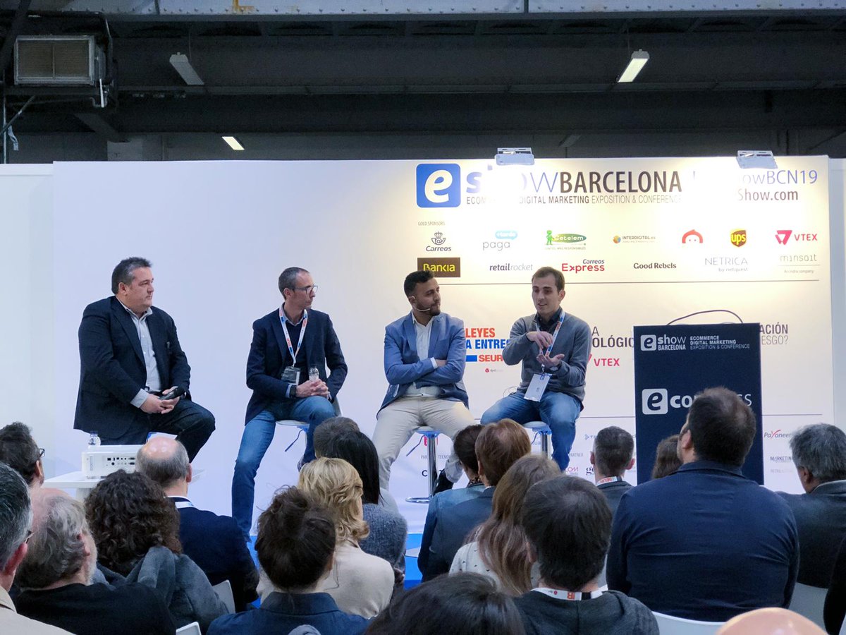 theetailers_'s tweet photo. Ayer en @eshowesp hablamos sobre tendencias en #eCommerce #B2B junto con grandes compañeros de @itemint_es @M2MSistemas y @JuvasaSL .

¡Gracias a todos por asistir! https://t.co/2ayIcEZDRD