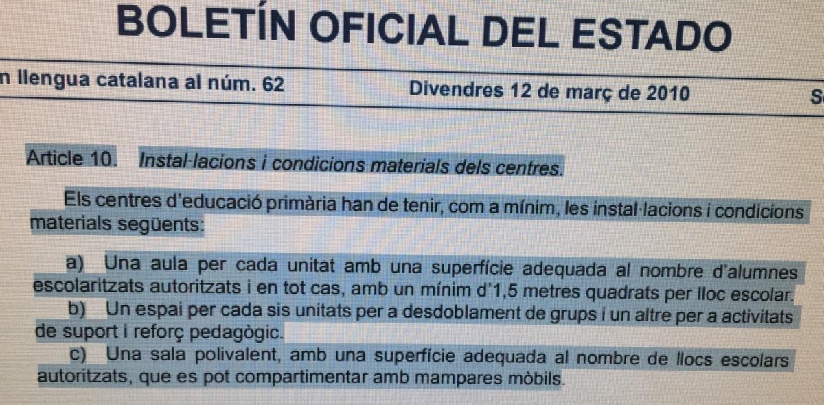 StopBolets's tweet photo. Bon dia @consorciedubcn, @JosepBargallo, @nuria_cuenca, @educaciocat de veritat creieu que amb els #bolets programats complireu amb açò? No ens tindreu callades mentre ataqueu la qualitat de les nostres escoles públiques! NO VOLEM BOLETS! #stopbolets #escolapublica #escola https://t.co/fnKyI9rM0Y