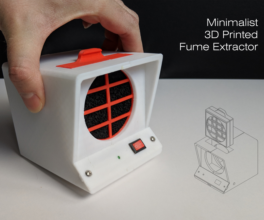 programarfacilc's tweet image. Un grandísimo proyecto #Maker para tener todos en nuestros talleres. El humo de soldadura no tiene que ser bueno para los pulmones. En este #Instructable fabrican un extractor minimalista hecho con #impresora3D y #electrónica Resultado #awesome 😄 🙌 buff.ly/2Tzc93C