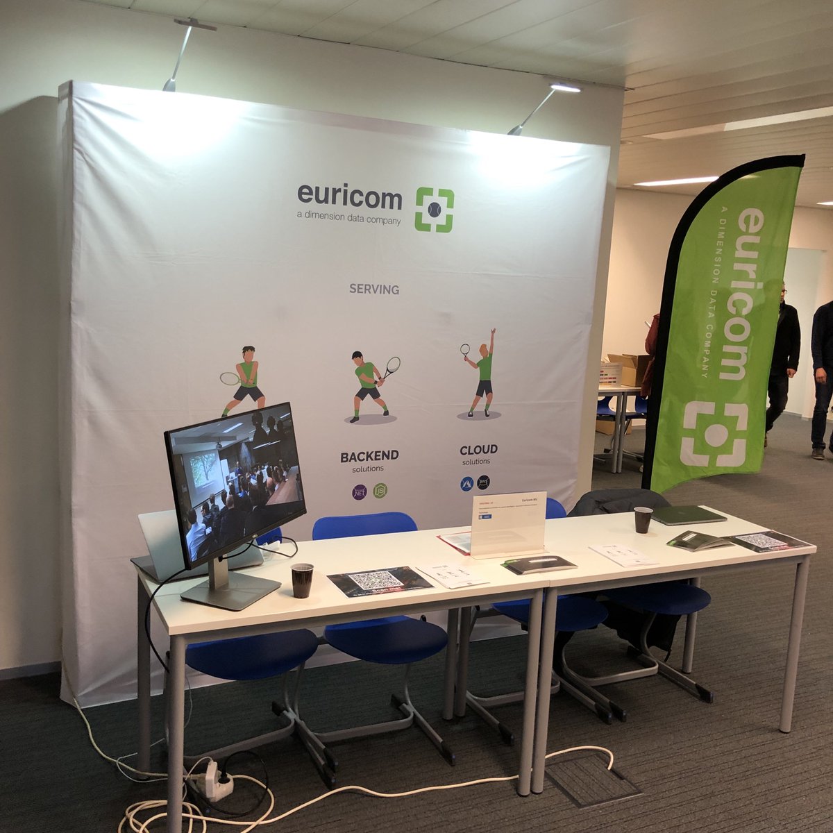 EuricomNV's tweet image. Laatste etappe in Leuven vandaag, gevuld met speeddates en (oefen)sollicitatie gesprekken naast het promoten van ons #ReactBootcamp en de #stages.
#euricom #ucll #leuven #jobbeurs #cleancoders #grensverleggers
