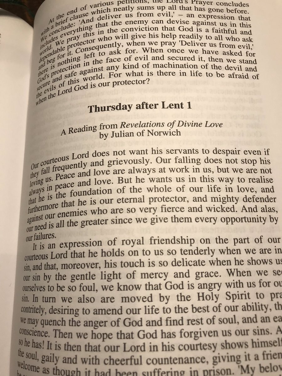 Canon John Connell SCP (@frjrconnell) on Twitter photo Fab reading from Julian of Norwich at Morn Prayer ‘Peace & love are always at work in us, but we are not always in peace and love.’ Our Lord is the foundation of our whole life in love..’ thanks Mtr J for the reminder. #lovewithoutlimit <a href="/MissionMonmouth/">Mission Monmouth</a> Fab reading from Julian of Norwich at Morn Prayer ‘Peace & love are always at work in us, but we are not always in peace and love.’ Our Lord is the foundation of our whole life in love..’ thanks Mtr J for the reminder. #lovewithoutlimit <a href="/MissionMonmouth/">Mission Monmouth</a>